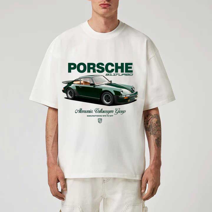 PORSCHE 911 TURBO 77-75 | OVERSIZED T-SHIRT