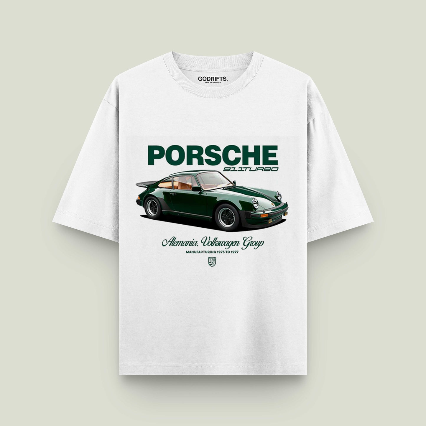 PORSCHE 911 TURBO 77-75 | OVERSIZED T-SHIRT